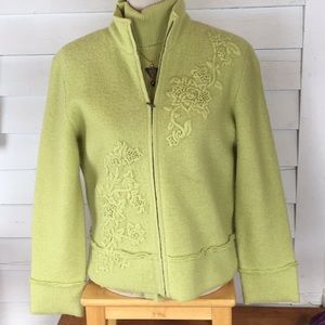 Coldwater Creek boiled wool jacket set